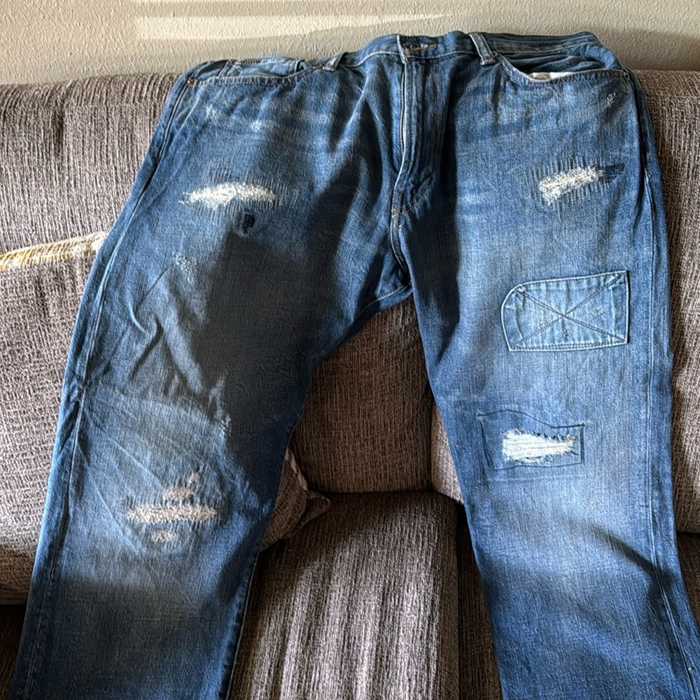 Mens polo jeans